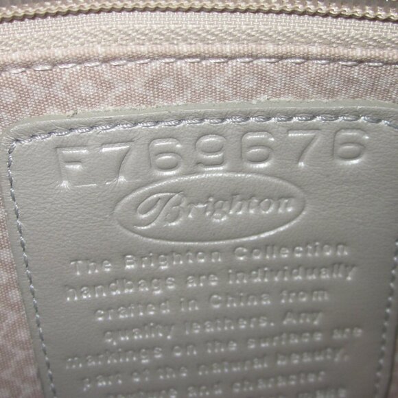 Brighton Metallic Silver Pretty Tough Crossbody Bag - Picture 8 of 8